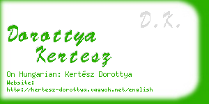 dorottya kertesz business card